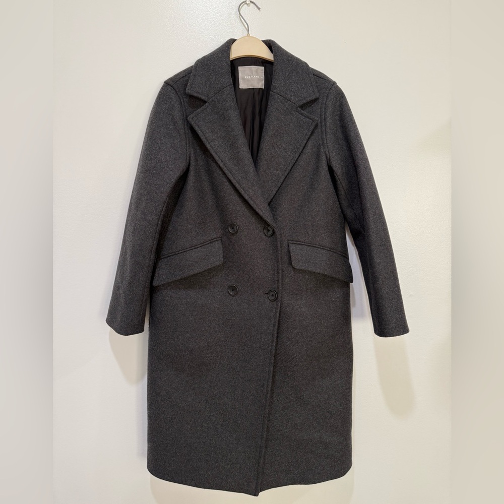 EVERLANE Italian reWool Overcoat - Picture 3 of 11